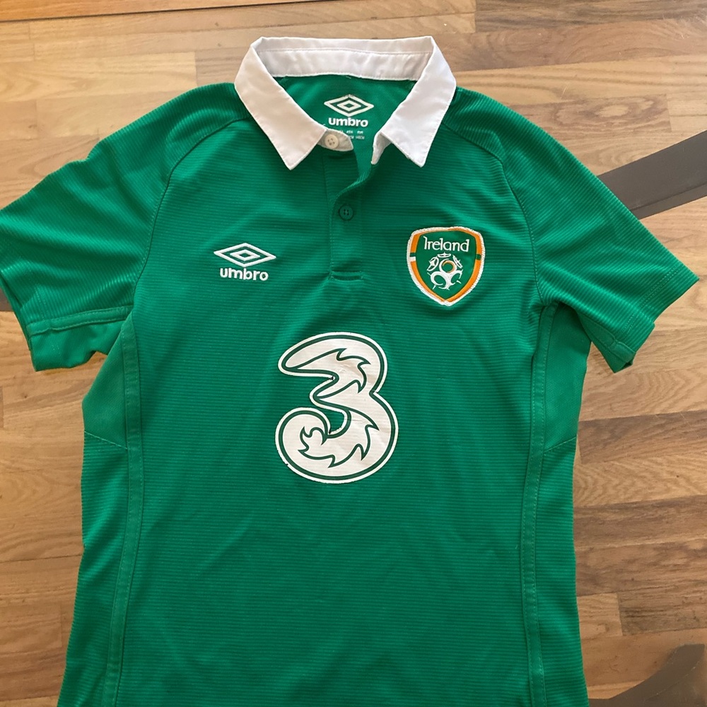 Irish national football polo. Umbro youth medium